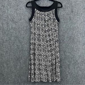 Glamour Women’s Dress Sleeveless Black and White Size 10